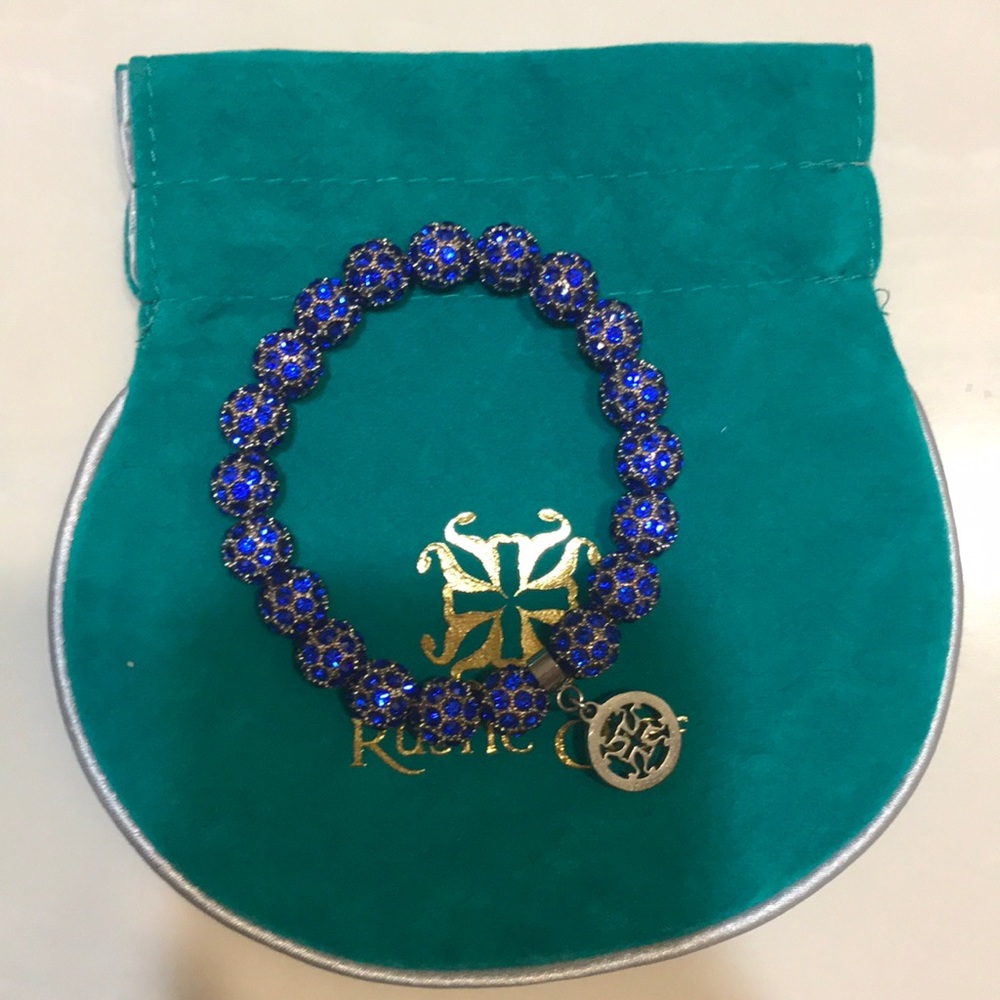 Blue Rustic Cuff
